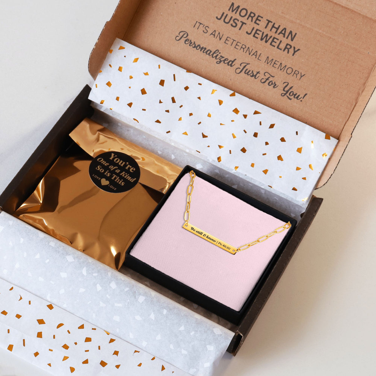 Paperclip Bar Necklace